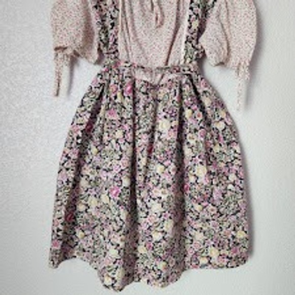 SHUTTER BUG by Betsy Daniels VTG 70s Girls Prairie Cottagecore Dress 8 Floral - Picture 4 of 9